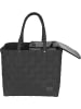 normani Flechtkorb mit kleiner Kühltasche in Schwarz