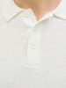 Jack & Jones Gestricktes Polo in Cloud Dancer
