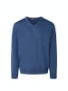März Pullover V-Ausschnitt 1/1 Arm in Blau