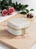 SONGMICS HOME Schmuckkasten Anah in Weiß - (B)10.6 x (H)6.1 x (T)10.6 cm