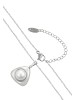 NAEMI Women Necklace in Silver White