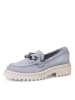 Tamaris Plateau Slipper in Blau