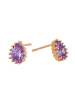 NAEMI Women Earrings in Rose Gold Violet