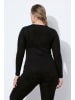 Ulla Popken Langarmshirt in schwarz