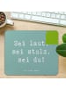 Mr. & Mrs. Panda Mousepad Spruch Sei du Mutig mit Spruch in Meeresbrise