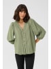 Kaffe Langarm-Bluse KAsonja Loose fit in Oil Green