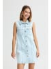 ICHI Denimkleid IHPAMMI Tight fit in LIGHT BLUE BLEACHED