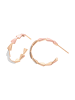 faina Women Hoop Earrings in Rose Gold