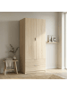CALICOSY Schrank DARION in Eiche - (W) 52  x (H) 180  x (L) 81,2  cm