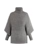RISA Damen Strick Pullover in Grau Melange