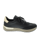 rieker sportlicher Schnürer Schwarz