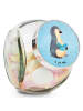 Mr. & Mrs. Panda Bonbonglas Pinguin Buch ohne Spruch in Eisblau