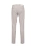 ALBERTO Stoffhose ROB Linen Stripe slim fit in kitt grau - 0001