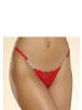 PETITE FLEUR GOLD String in rot