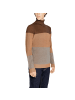 Hamaki-Ho Braun Viskose Rollkragenpullover
