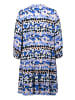Betty Barclay Stufenkleid mit 3/4 Arm in Blau/Beige