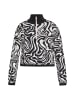 Swirly Damen Pullover in WOLLWEISS SCHWARZ