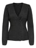 ONLY Strickjacke in Dark Grey Melange