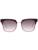 Ana Hickmann Frauen Sonnenbrille Katzenauge Rot