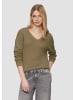QS Strickpullover  in  7854_olivgrün