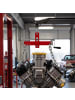 relaxdays Motor-Balancierer in Rot/ Silber - 900 kg