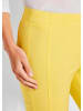 GOLDNER 7/8-Bengalinhose Schlupfhose LOUISA mit Steppnähten in gelb