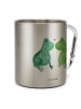 Mr. & Mrs. Panda Tasse Frosch Liebe ohne Spruch in Silber