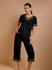 creation L Modal-Mix-Culotte in schwarz