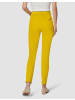 MADELEINE Mid Waist Skinny-Hose mit Fransen in sonnengelb
