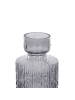 Beliani Blumenvase DIKELLA in Grau - (W) 18 x (H) 33 x (L) 18 cm