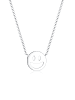 Elli Halskette 925 Sterling Silber mit Smiling Face in Silber