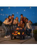 relaxdays Feuerschale in Schwarz/ Bronze - (H)58 x Ø 66 cm