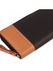 Greenburry Nappa Geldbörse RFID Schutz Leder 19.5 cm brown-tan