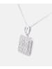 Diamant L'éternel Halskette mit Anhänger aus 375 Weißgold mit 0.07 Karat Diamant