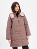 Liu Jo Puffer Mantel in taupe