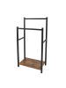 relaxdays Handtuchständer" Industrial" in Braun/ Schwarz - (B)42 x (H)80 x (T)24 cm