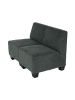 MCW Modular 2-Sitzer Sofa Moncalieri, Anthrazit-grau, ohne Armlehnen