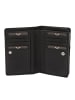 VLD VOi Leather Design Hirsch Gloria Geldbörse RFID Schutz Leder 14.5 cm schwarz