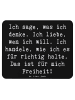 Mr. & Mrs. Panda Mouse Pad Spruch Freiheit Leben mit Spruch in Schwarz