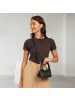 Florence Florence Handtasche Leder schwarz ca. 22cm