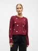 Object Strickjacke in Cabernet