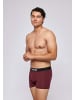 SNOCKS Boxershorts aus Bio-Baumwolle 6 Stück in Rot