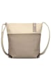 Zwei Jana J10 - Schultertasche 29 cm (papaya) in nubuk-cappuccino