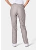 GOLDNER Kurzgröße:  Edle Jeanshose Carla, in bequemer Form in taupe