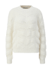 QS Strickpullover langarm in Creme