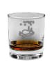 Mr. & Mrs. Panda Whiskey Glas Fuchs Sterne mit Spruch in Transparent