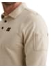 PME Legend Poloshirt LONG SLEEVE POLO AMERICAN CLASSIC in Beige