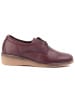 Purapiel Schnürschuhe Keilabsatz Anilav in Bordeaux