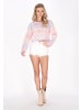 IZIA Women Sweater in lilac multicolor