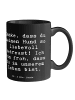 Mr. & Mrs. Panda Teetasse Spruch Danke Hundesitter mit Spruch in Schwarz